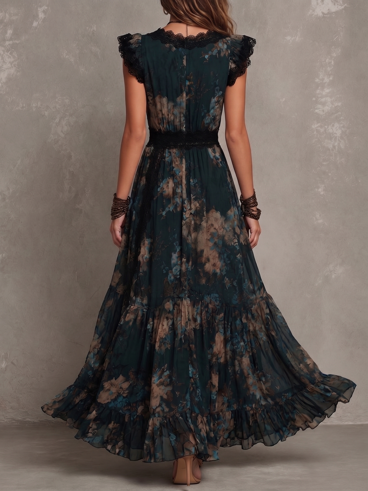 Robe Tatiana portée, vue de face