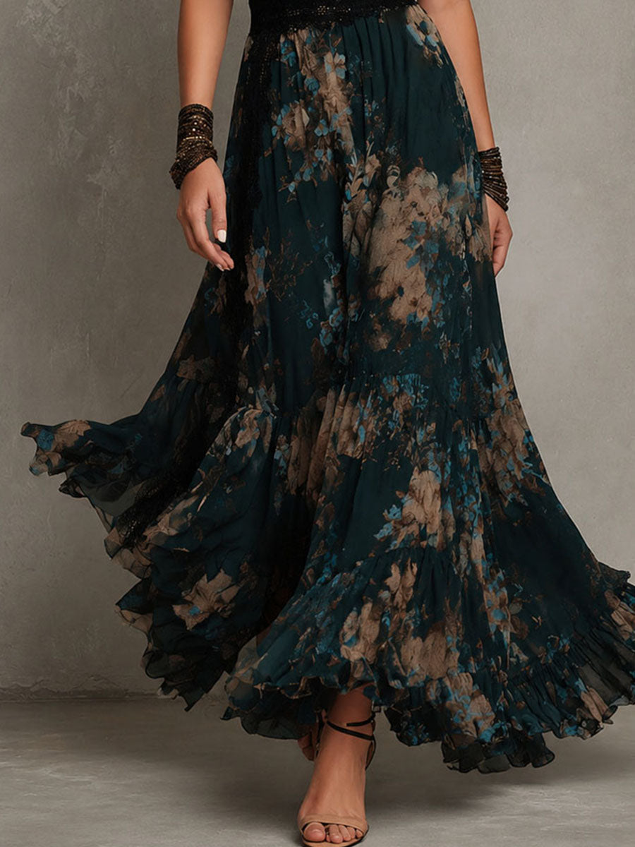 Robe Tatiana en mouvement