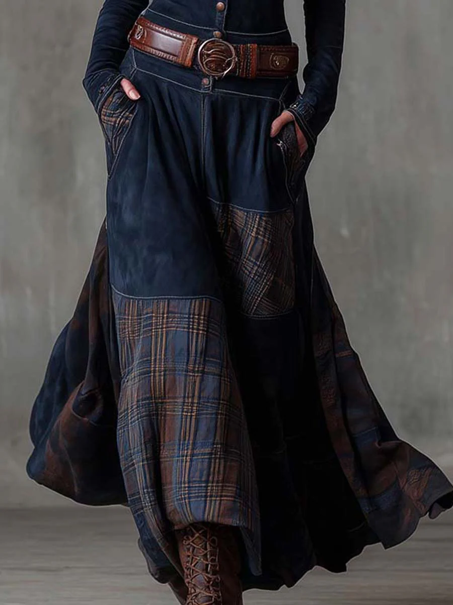 Détail de la jupe de la robe Livia